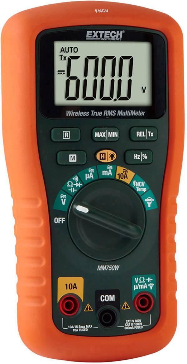 Extech MM750W Hand-Multimeter digital Datenlogger CAT III 1000 V, CAT IV 600V Anzeige (Counts): 6000