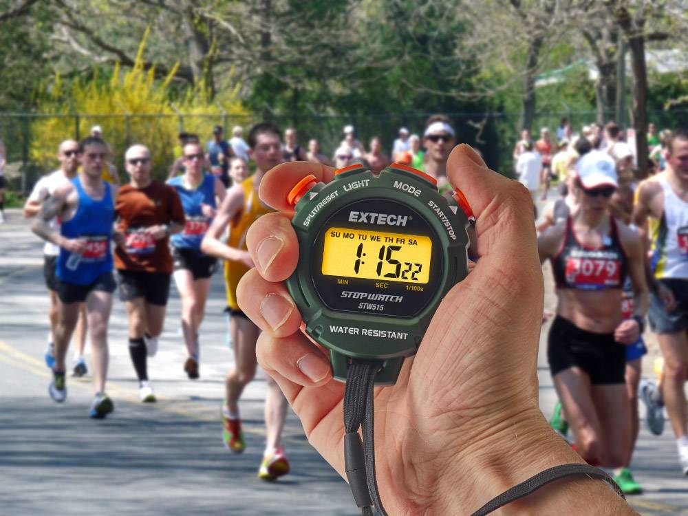 Extech Stoppuhr digital Dunkelgrün