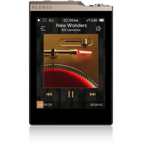 Cowon Plenue D2 MP3-Player 64 GB Gold, Schwarz High-Resolution Audio
