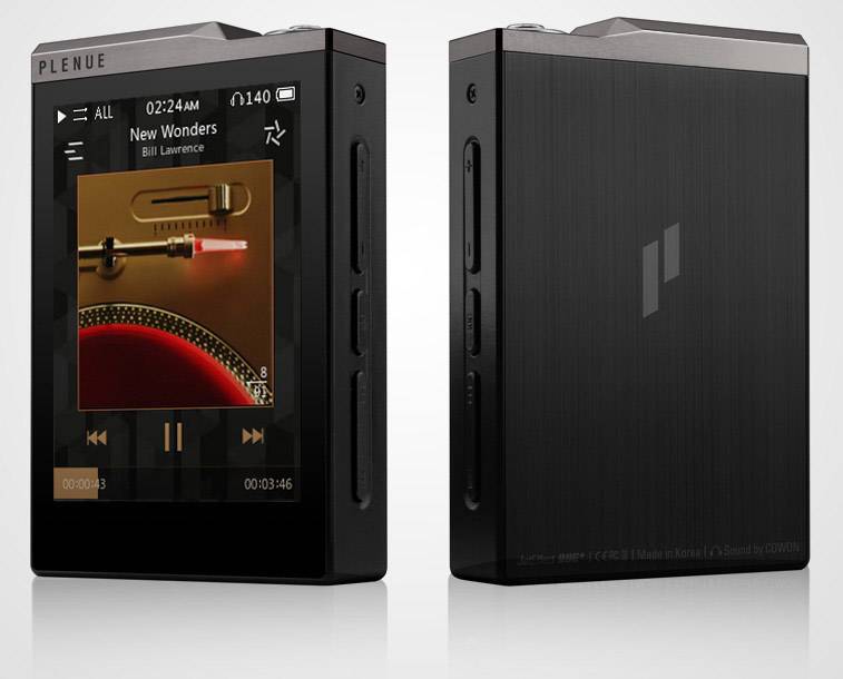 Cowon Plenue D2 MP3-Player 64 GB Silber, Schwarz High-Resolution Audio