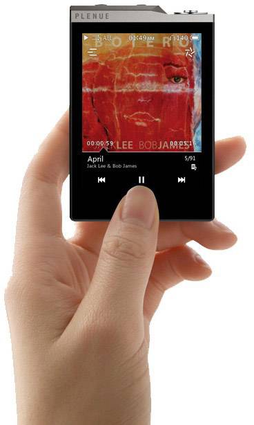 Cowon Plenue D2 MP3-Player 64 GB Silber, Schwarz High-Resolution Audio