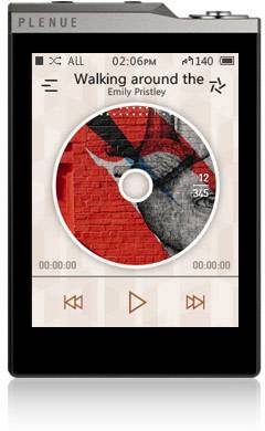 Cowon Plenue D2 MP3-Player 64 GB Silber, Schwarz High-Resolution Audio
