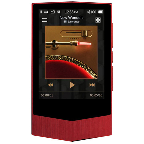 Cowon Plenue V MP3-Player 64 GB Rot