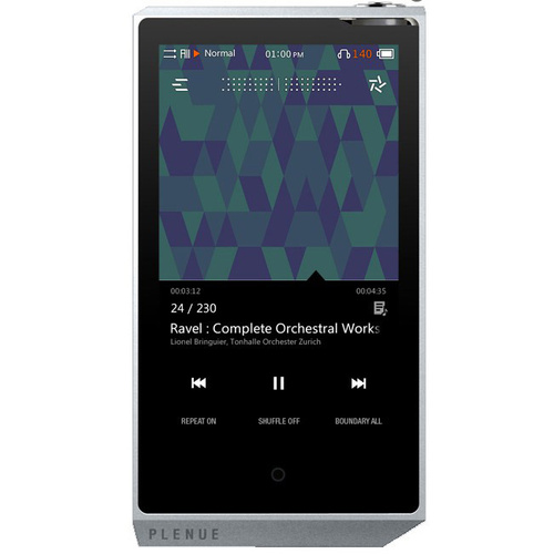 Cowon Plenue R MP3-Player 128GB Silber Bluetooth®