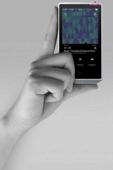 Cowon Plenue R MP3-Player 128 GB Silber Bluetooth®