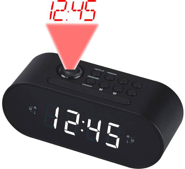 Denver Radiowecker UKW Schwarz