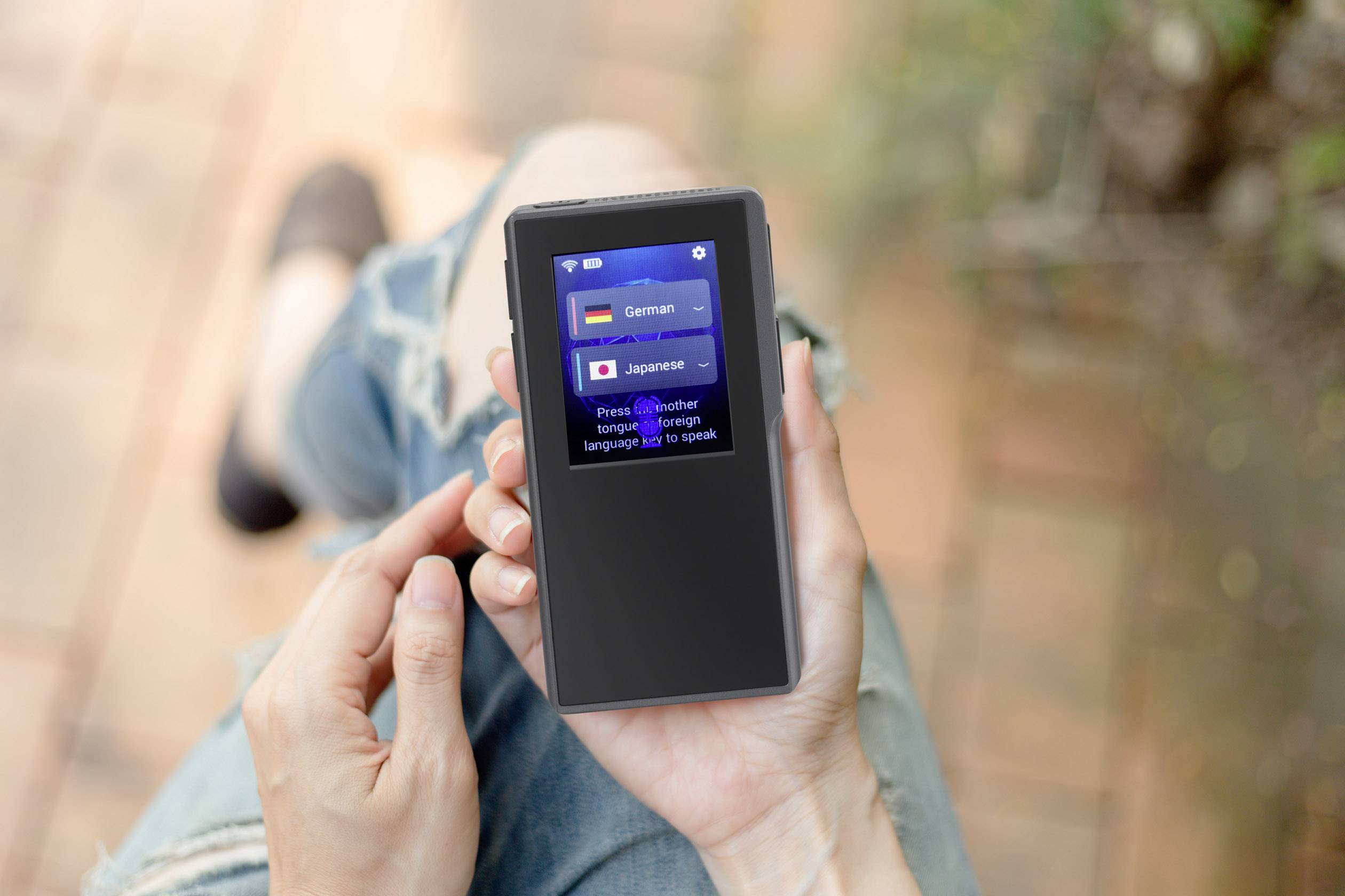 Renkforce Mobiler Dolmetscher Deutsch, Englisch, Französisch, Italienisch, Spanisch, Griechisch, Tschechisch, Dänisch