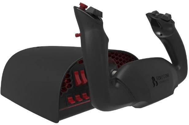 Aerosoft Honeycomb Alpha Flight Controls Flugsimulator-Steuerhorn USB PC Schwarz