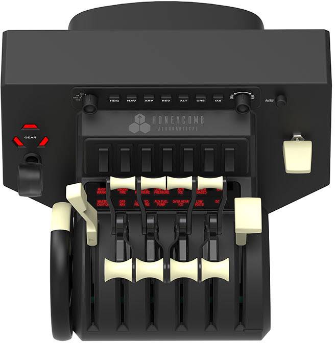 Aerosoft Honeycomb Bravo Throttle Quadrant Flugsimulator-Controller USB PC Schwarz