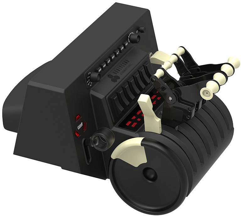 Aerosoft Honeycomb Bravo Throttle Quadrant Flugsimulator-Controller USB PC Schwarz