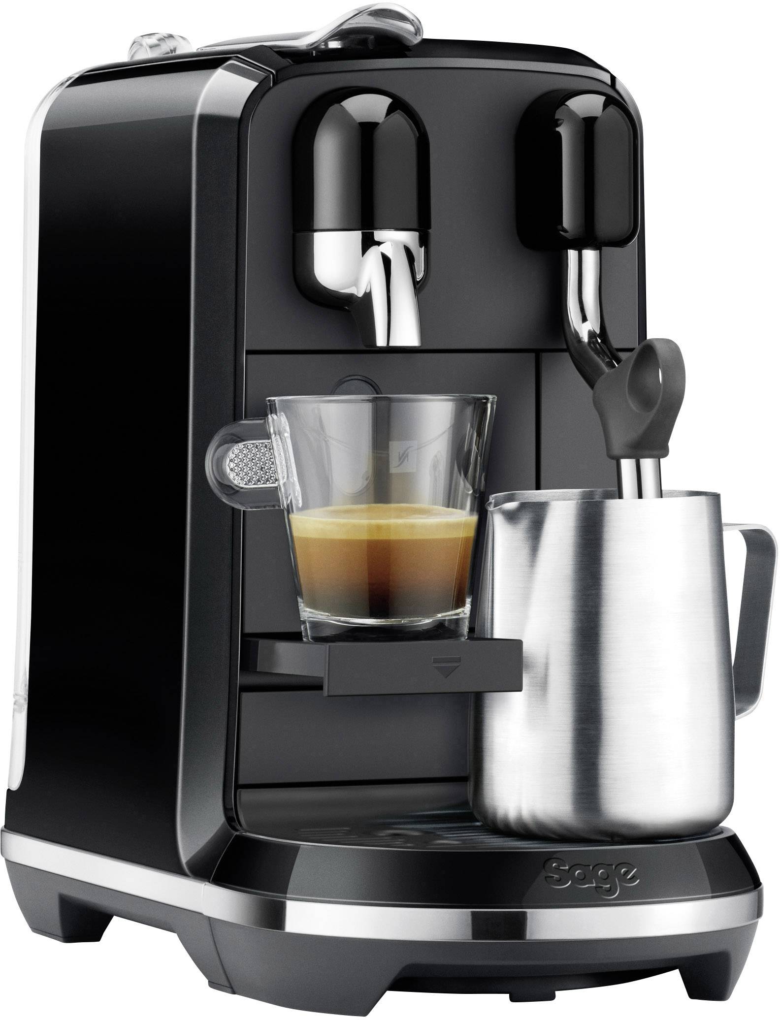 Sage The Creatista Uno SNE500BKS4EGE1 Kapselmaschine Schwarz mit Milchaufschäumdüse