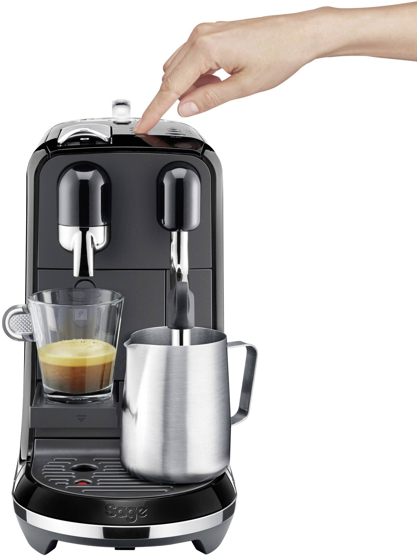Sage The Creatista Uno SNE500BKS4EGE1 Kapselmaschine Schwarz mit Milchaufschäumdüse