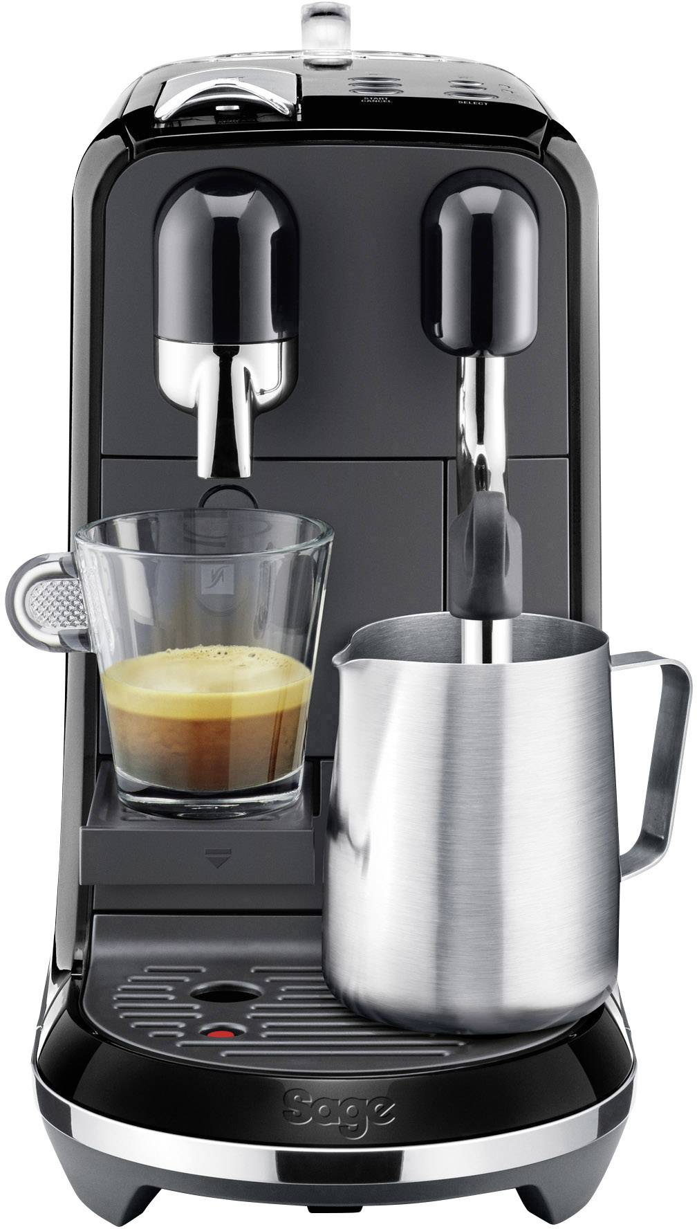 Sage The Creatista Uno SNE500BKS4EGE1 Kapselmaschine Schwarz mit Milchaufschäumdüse