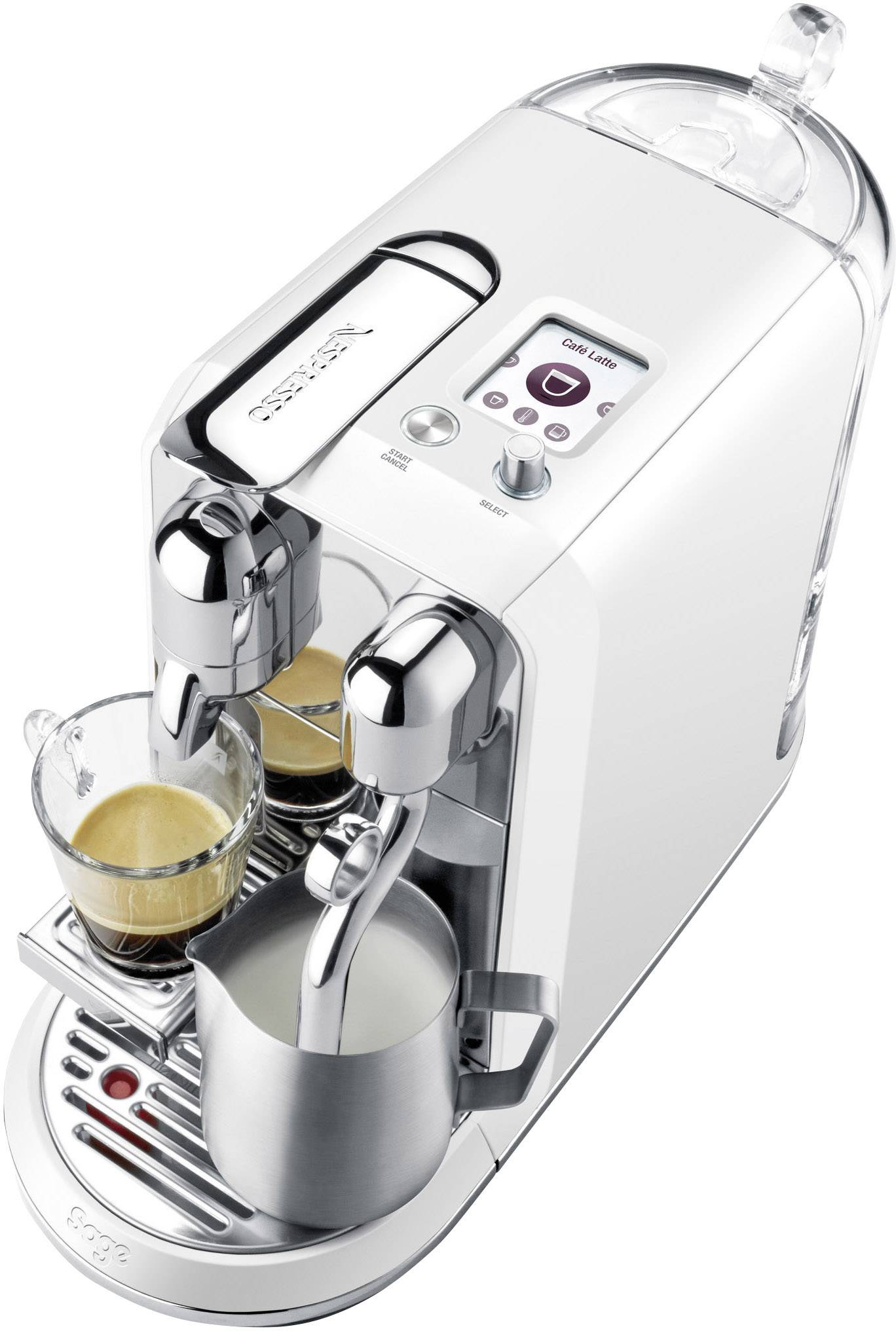 Sage The Creatista Plus SNE800SST2EGE1 Kapselmaschine Weiß Display, mit Milchaufschäumdüse