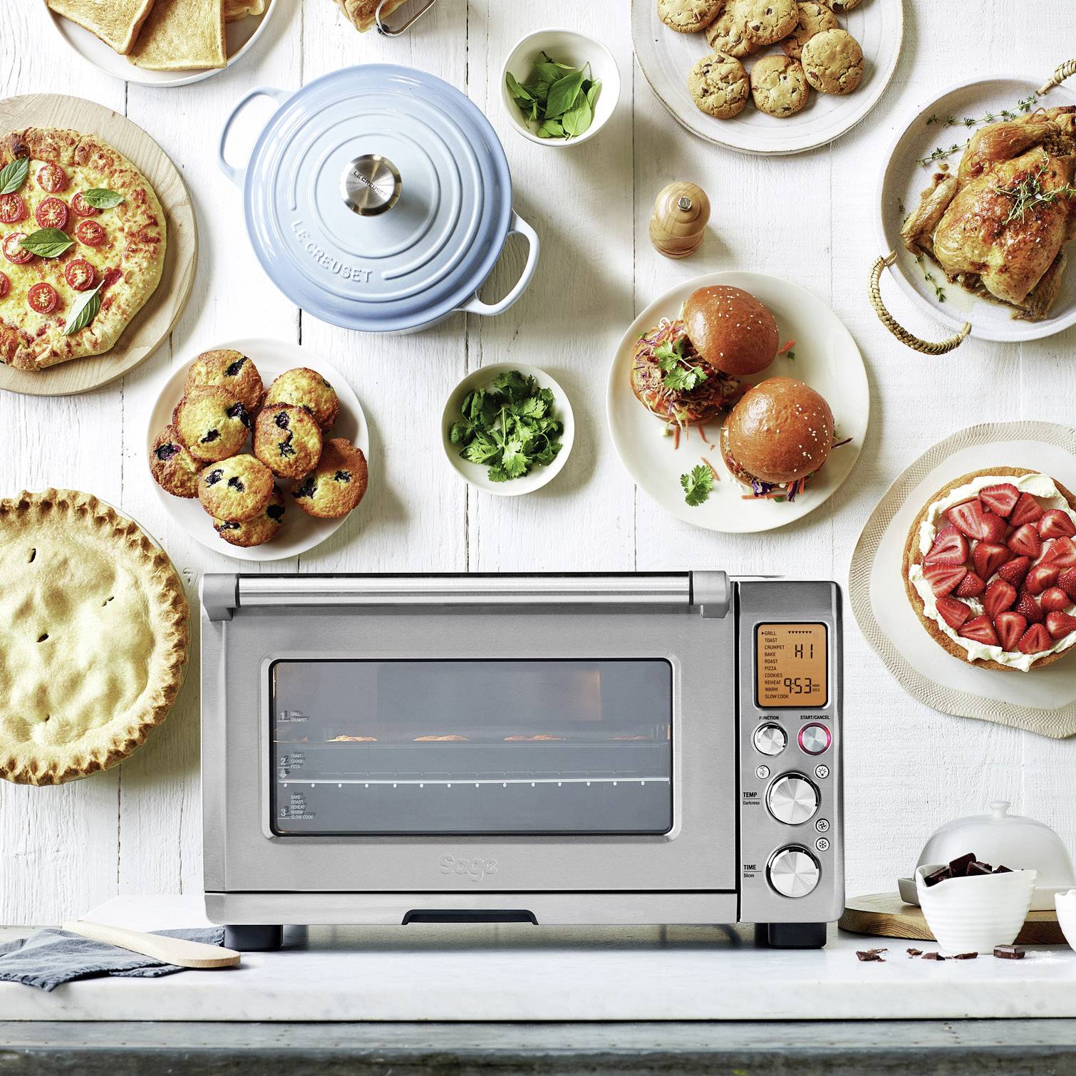 Sage The Smart Oven Pro Minibackofen mit Konvektion 21l