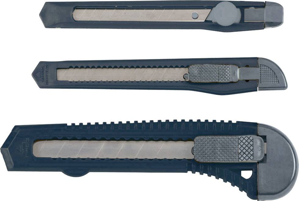 Kwb 025995 Hobby Abbrechklingenmesser-Set, 3-tlg., 9mm + 18mm