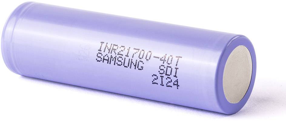 Samsung INR21700-40T Spezial-Akku 21700 Flat-Top Li-Ion 3.6V 4000 mAh 1St.