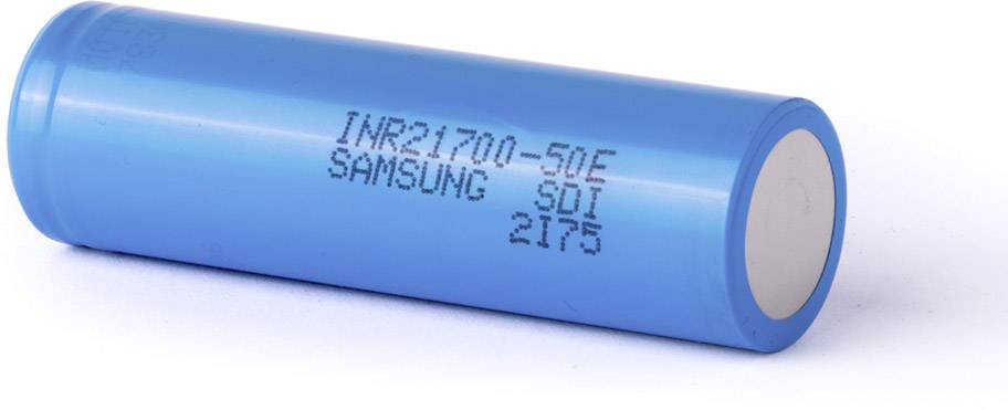 Samsung INR21700-50E Spezial-Akku 21700 Flat-Top Li-Ion 3.6V 4900 mAh 1St.