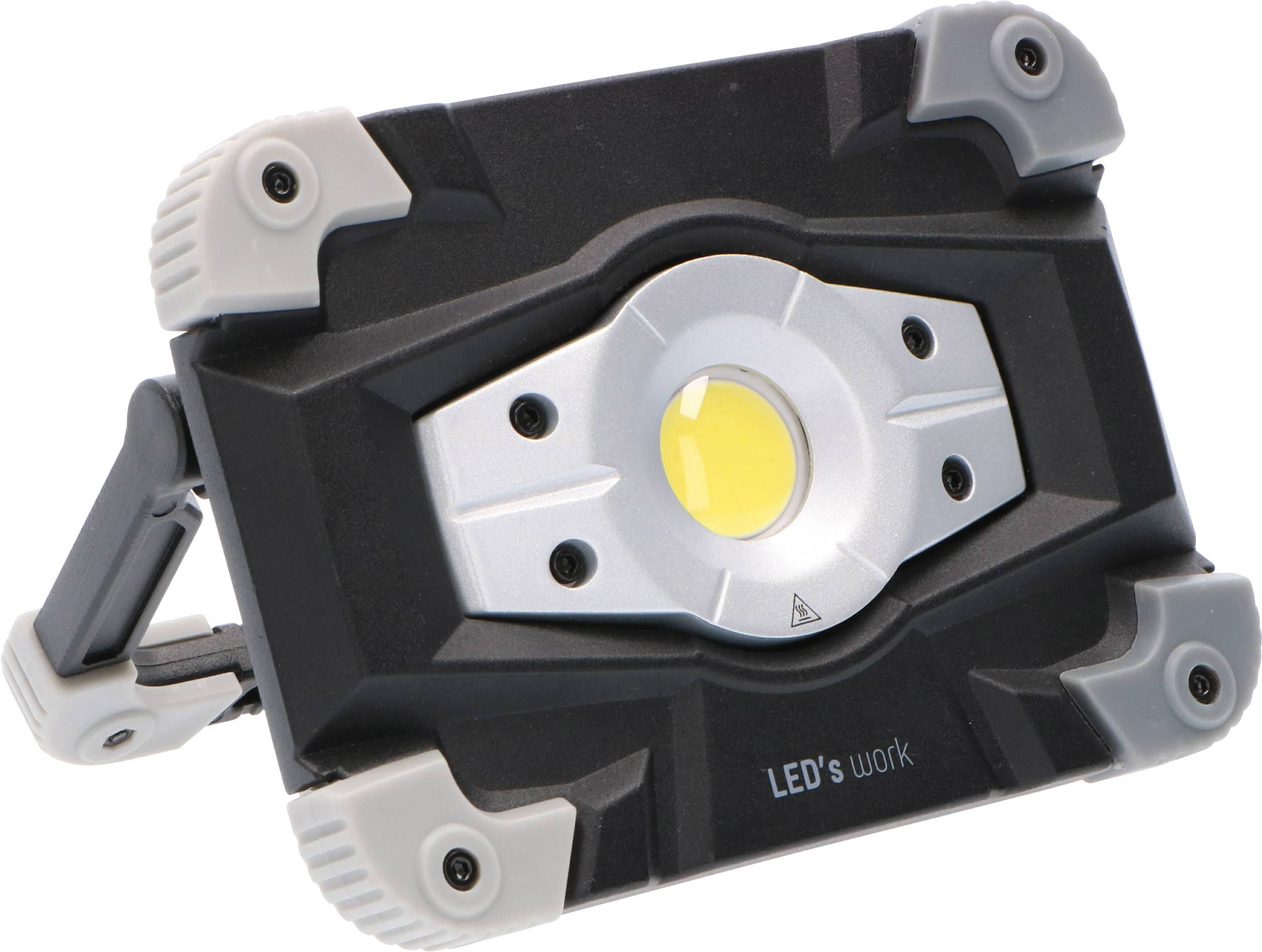 Shada 300260 LED Akku Strahler SLIM 1000lm10W LED Arbeitsleuchte 3W 1000lm