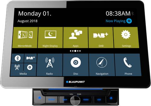 Rome 990 DAB TRUCK CAMPER Doppel-DIN Moniceiver DAB+ Tuner, Bluetooth®-Freisprecheinricht
