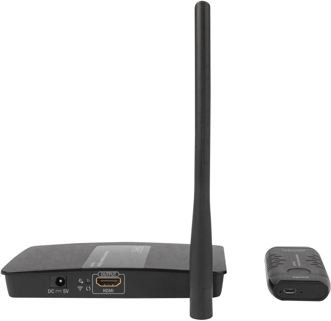 Digitus DS-55306 HDMI-Funkübertragung (Set) 30m 60Hz 1920 x 1080 Pixel HD-Audio, integrierte LED-Anzeige