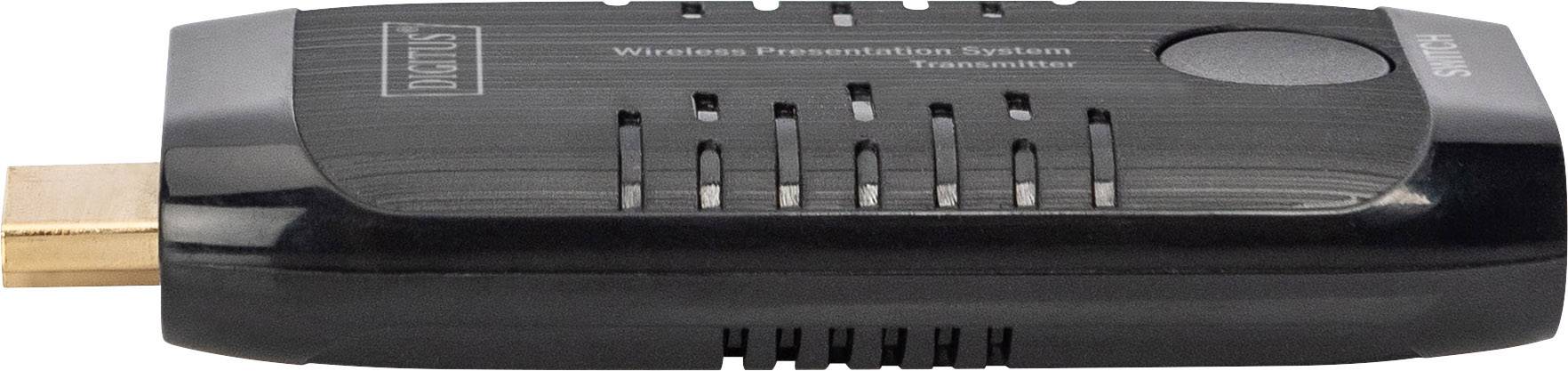 Digitus DS-55307 HDMI-Funkübertragung (Sender) 30 m 60 Hz 1920 x 1080 Pixel HD-Audio, integrierte LED-Anzeige