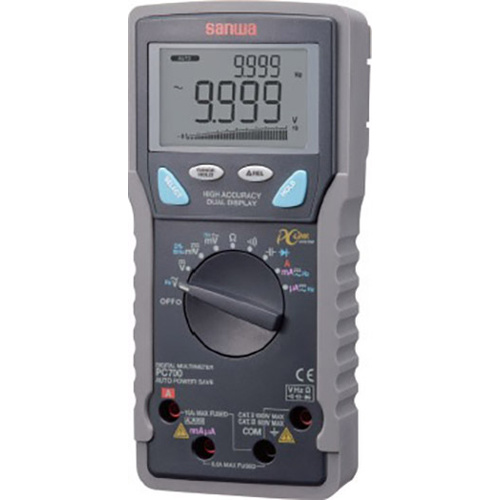 Sanwa Electric Instrument PC700 Hand-Multimeter digital CAT II 1000 V, CAT III 600 V