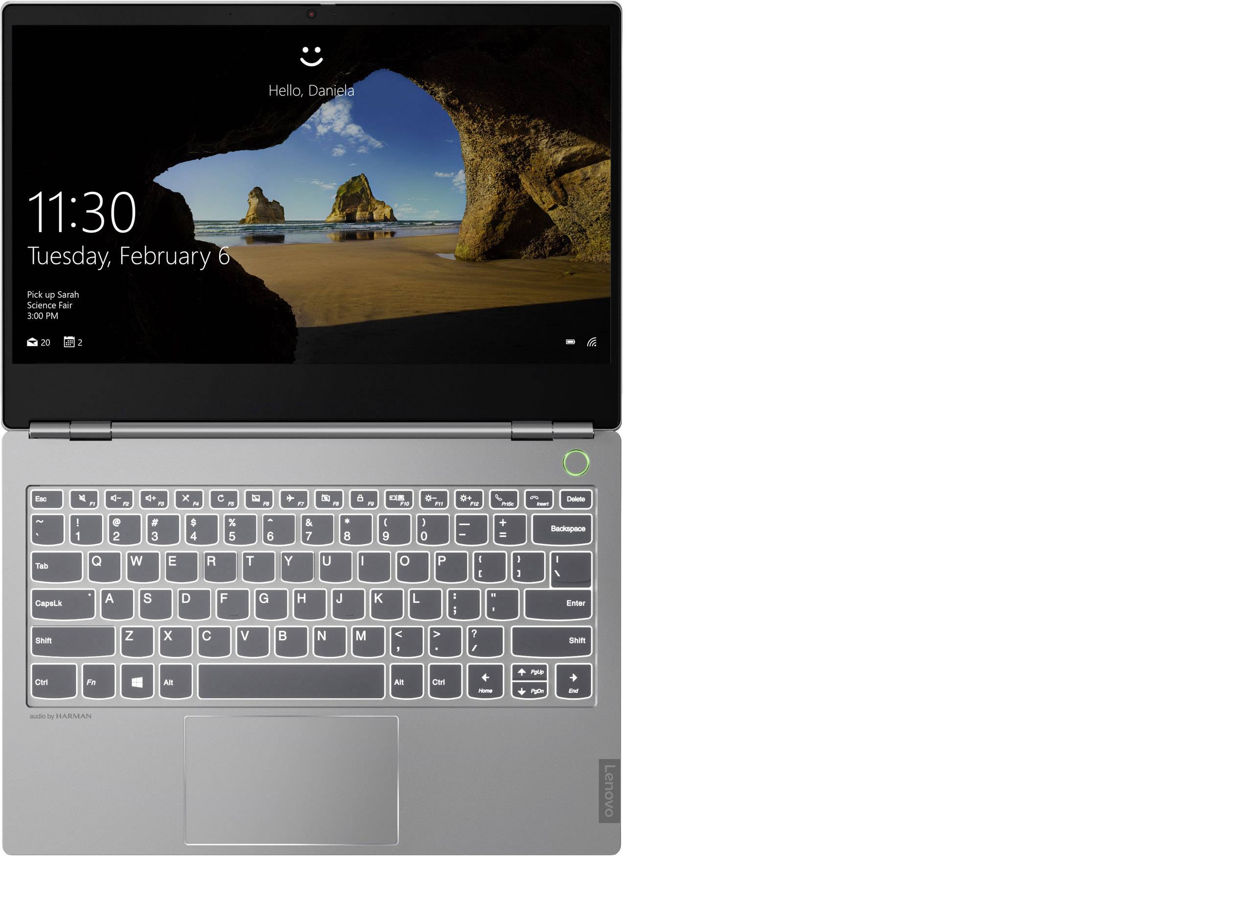 Lenovo ThinkBook 13s 33.8cm (13.3 Zoll) Notebook Intel Core i7 i7-8565U 16GB 512GB SSD Intel UHD Graphics 620 Windows® 10 Pro Grau