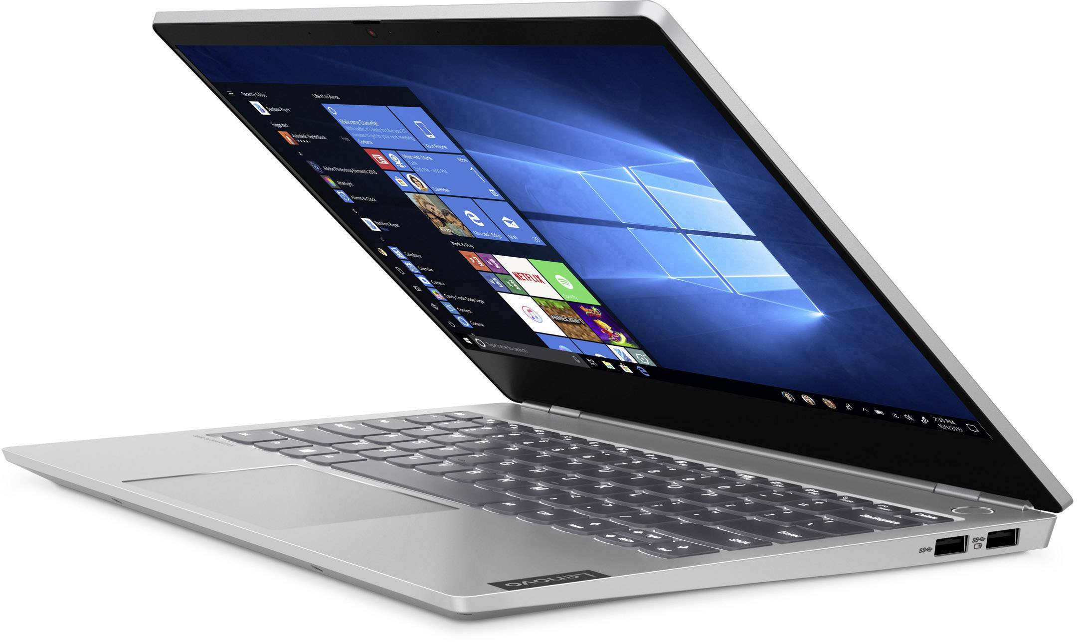 Lenovo ThinkBook 13s 33.8cm (13.3 Zoll) Notebook Intel Core i7 i7-8565U 16GB 512GB SSD Intel UHD Graphics 620 Windows® 10 Pro Grau