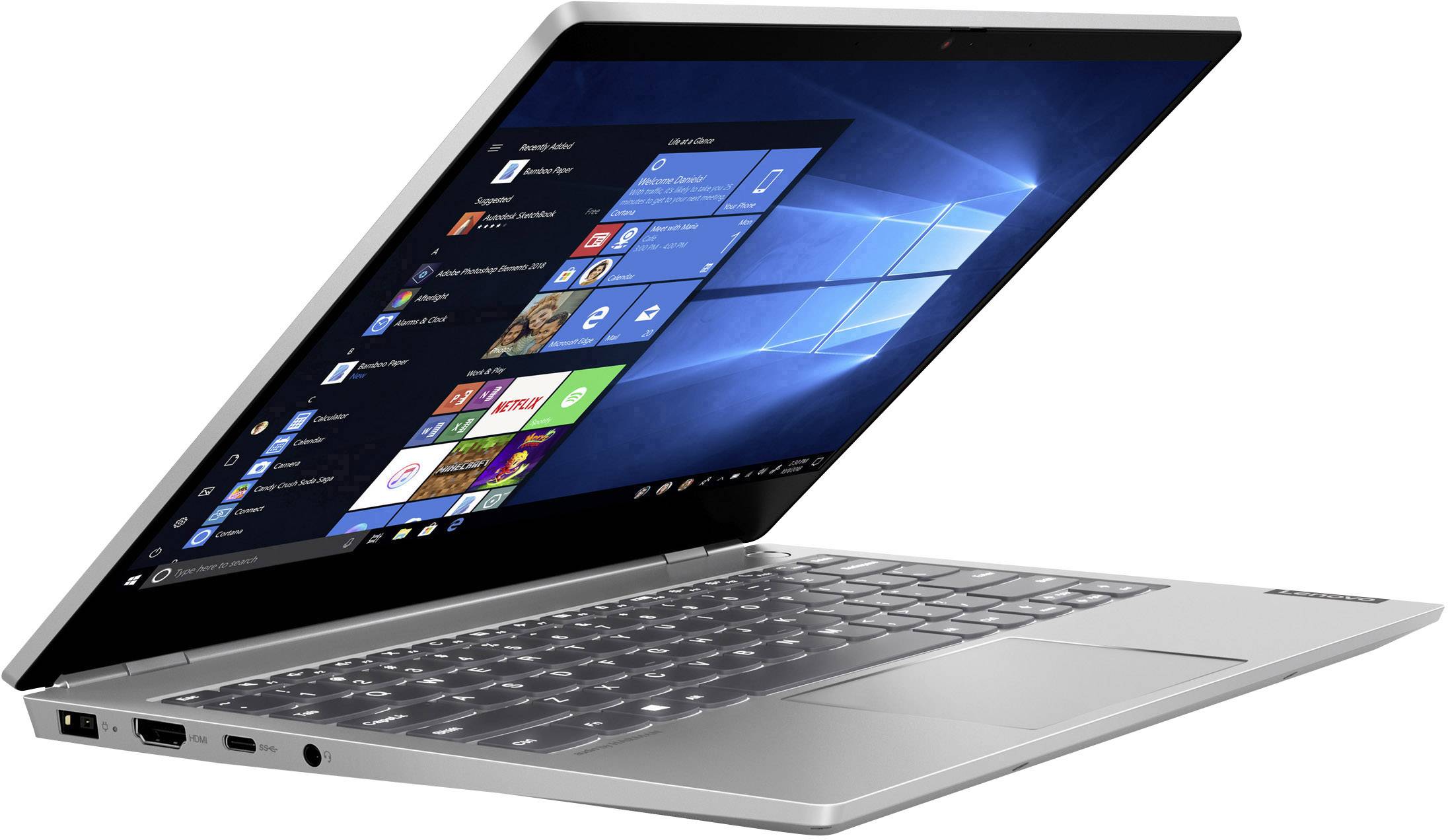 Lenovo ThinkBook 13s 33.8cm (13.3 Zoll) Notebook Intel Core i7 i7-8565U 16GB 512GB SSD Intel UHD Graphics 620 Windows® 10 Pro Grau