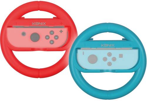 Konix Steering Wheels Lenkrad Nintendo Switch Rot, Blau