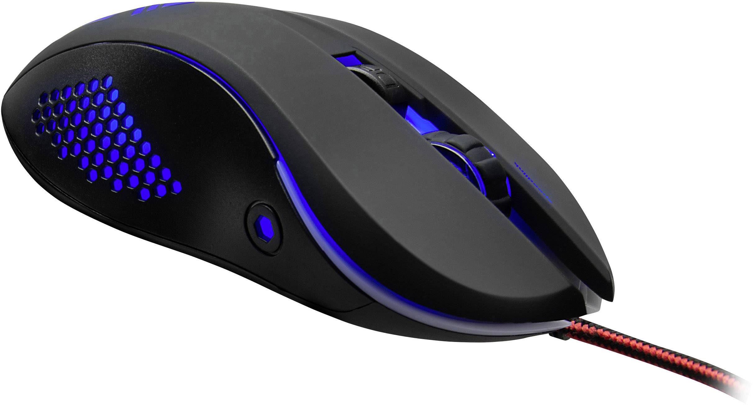 SpeedLink Torn Gaming-Maus USB Optisch Schwarz 5 Tasten 3200 dpi Beleuchtet