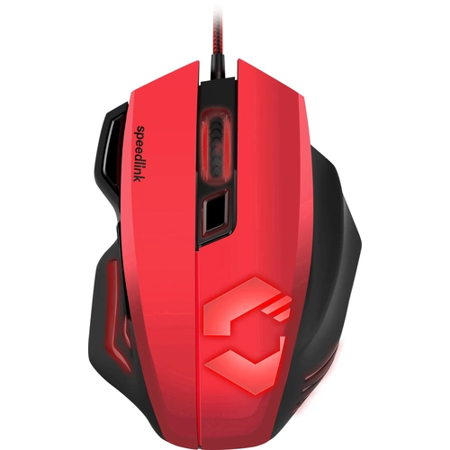 SpeedLink Decus Respec USB-Gaming-Maus Optisch Beleuchtet, Ergonomisch, Gewichts-Tuning, Integrierter Profilspeicher Schwarz, Rot SpeedLink Decus Respec USB-Gaming-Maus Optisch Beleuchtet, Ergonomisch, Gewichts-Tuning, Integrierter Profilspeicher Schwarz, Rot