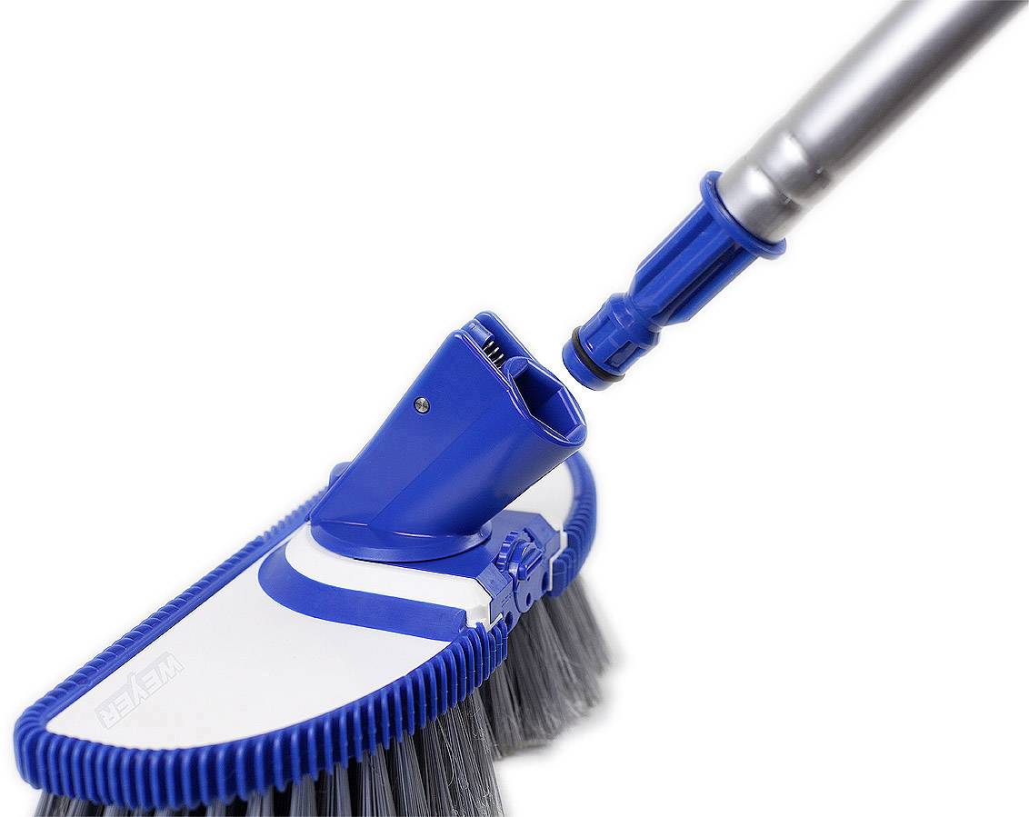 Weyer 706681 Soft Bürstenkopf 360 Grad drehbar und zusätzlich 2 integrierte Sprühdüsen Waschbürste 1 St. (L x B x H) 95 x 290
