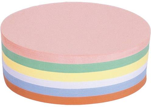 magnetoplan 112501910 Moderationskarte Rosa, Grün, Gelb, Weiß, Blau, Orange oval 190 mm x 110 mm 250 St.