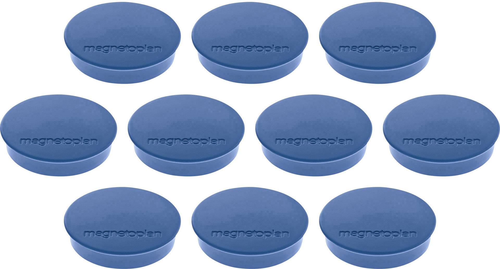 Magnetoplan Magnet Discofix Standard (Ø x H) 30mm x 8mm rund Dunkelblau 10 St. 1664214