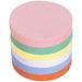 Magnetoplan 112501810 carte de modération rose, vert, jaune, blanc, bleu, orange rond 190 mm 250 pcs/paquet 250 pc(s)