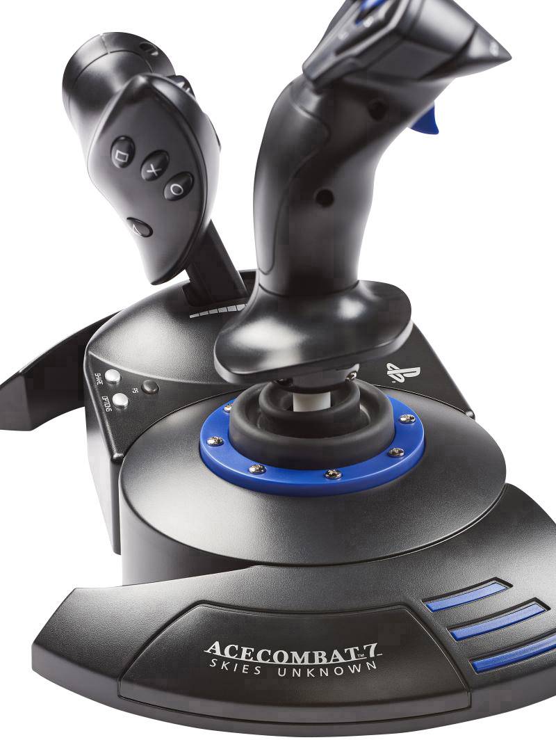 Thrustmaster T.Flight Hotas 4 - Ace Combat 7 Edition Flugsimulator-Joystick USB PlayStation 4, PC Schwarz, Blau inkl