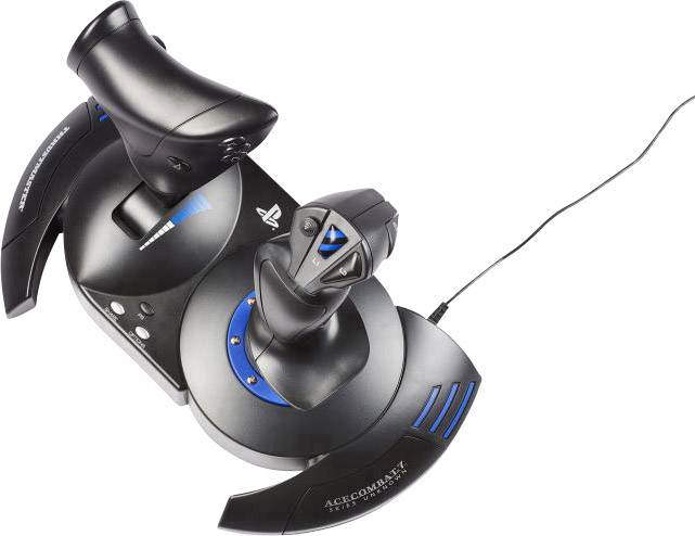 Thrustmaster T.Flight Hotas 4 - Ace Combat 7 Edition Flugsimulator-Joystick USB PlayStation 4, PC Schwarz, Blau inkl