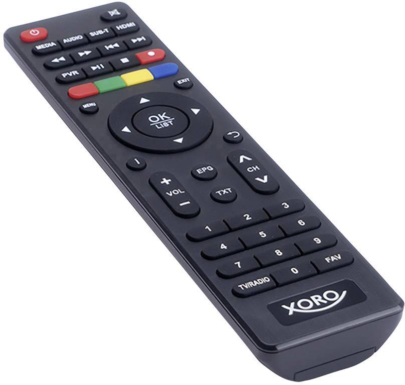 Xoro DVB-C & DVB-T2 Kombo-Receiver mit Festplatte Anzahl Tuner: 2