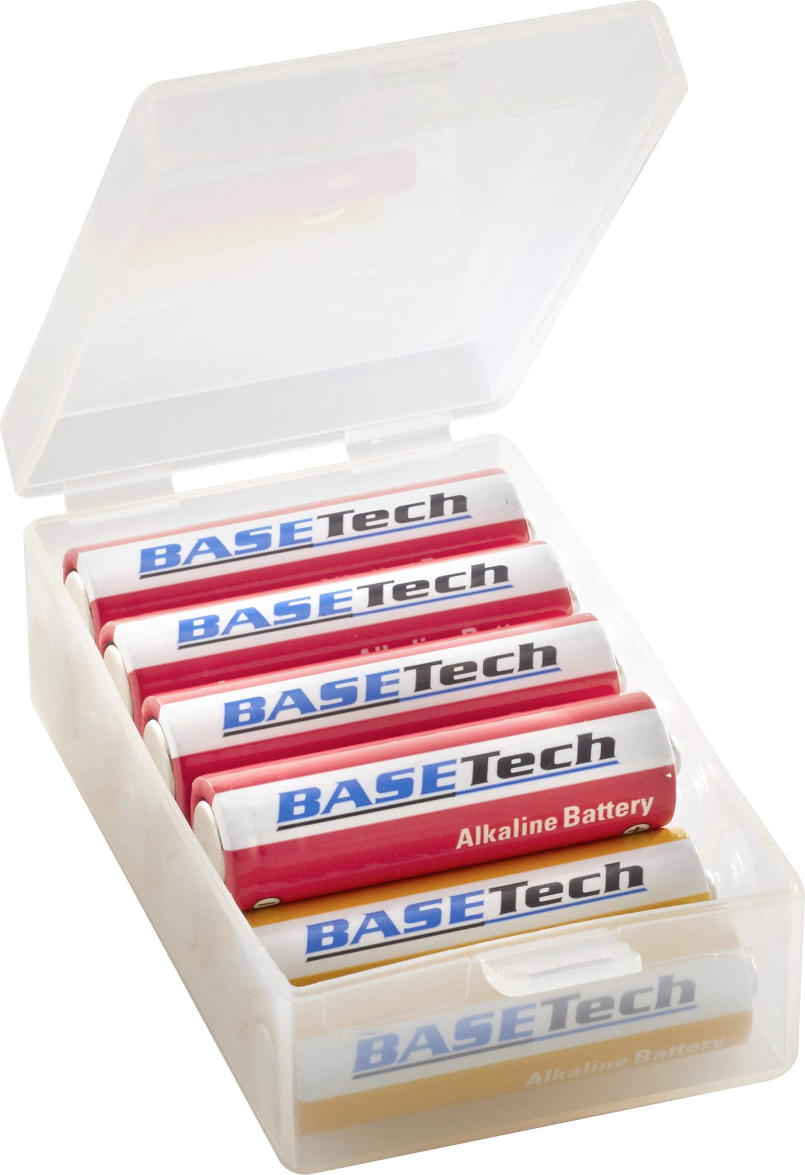 Basetech AA12-PK Batteriebox 12x Mignon (AA), 14500 (L x B x H) 85.2 x 51 x 30mm