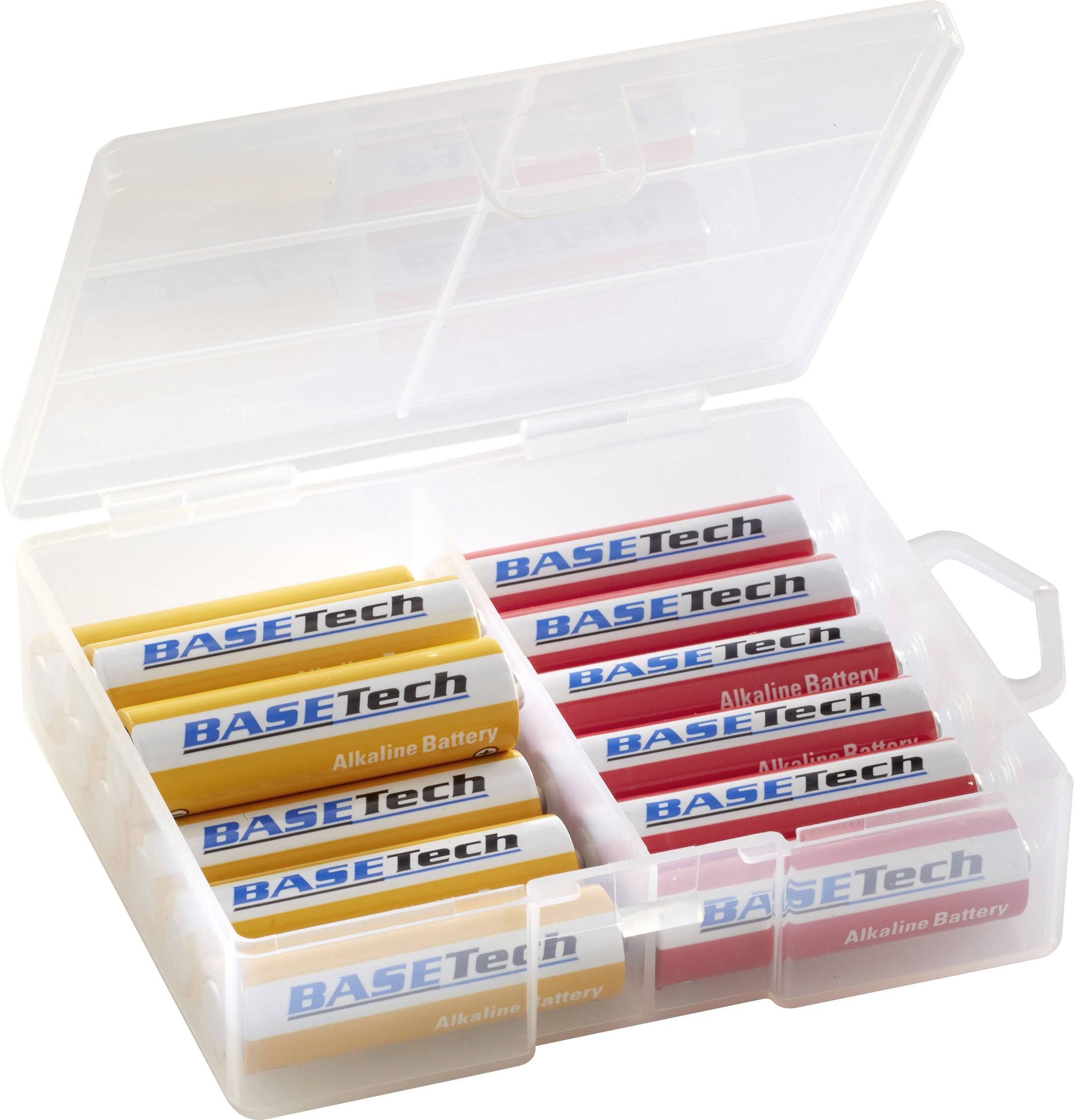 Basetech AA 24-PK Batteriebox 24x Mignon (AA), 14500 (L x B x H) 102 x 85.2 x 30mm