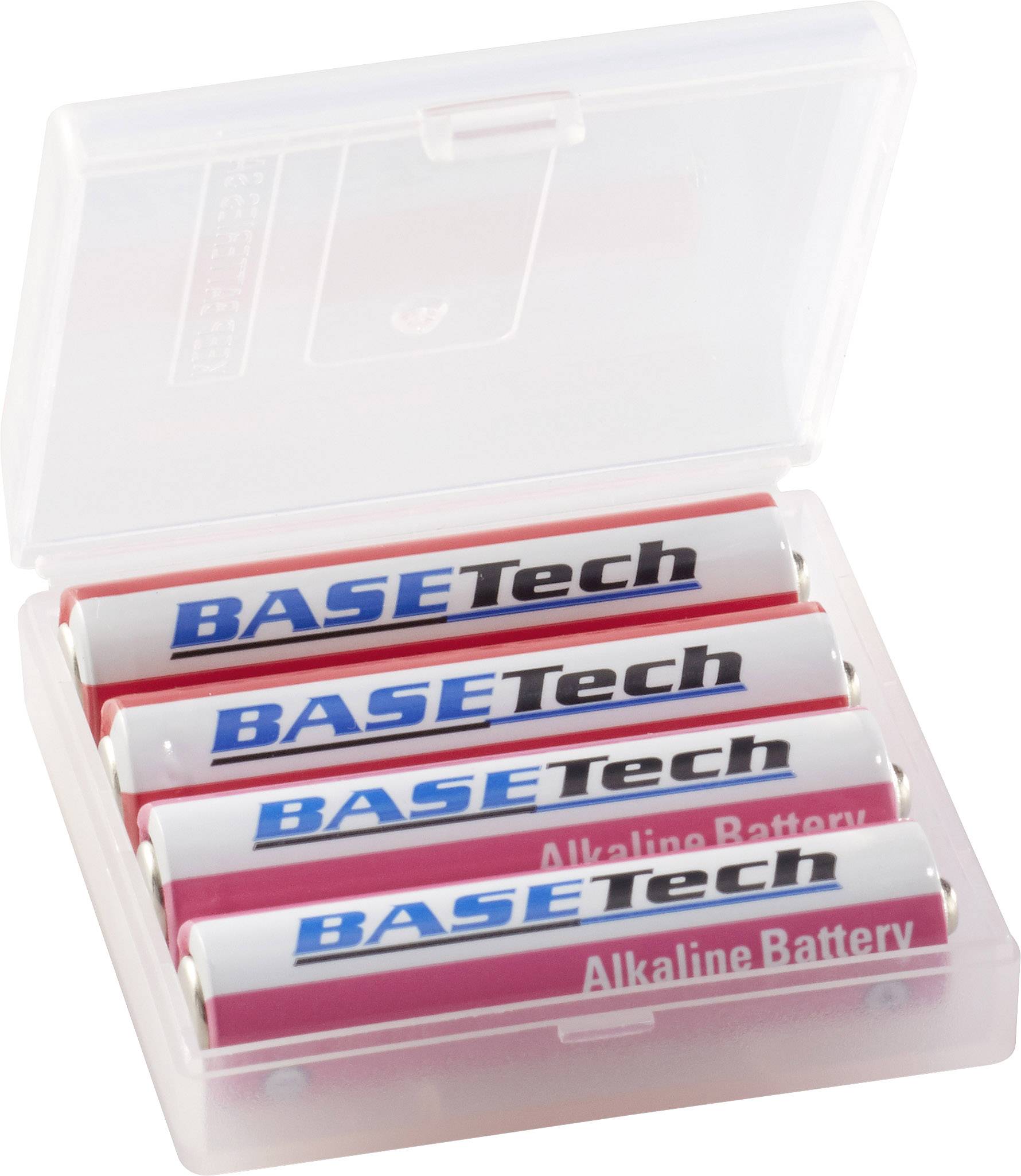 Basetech BT-Box-003 Batteriebox 4x Micro (AAA), 10440 (L x B x H) 48.2 x 49.5 x 14.8mm