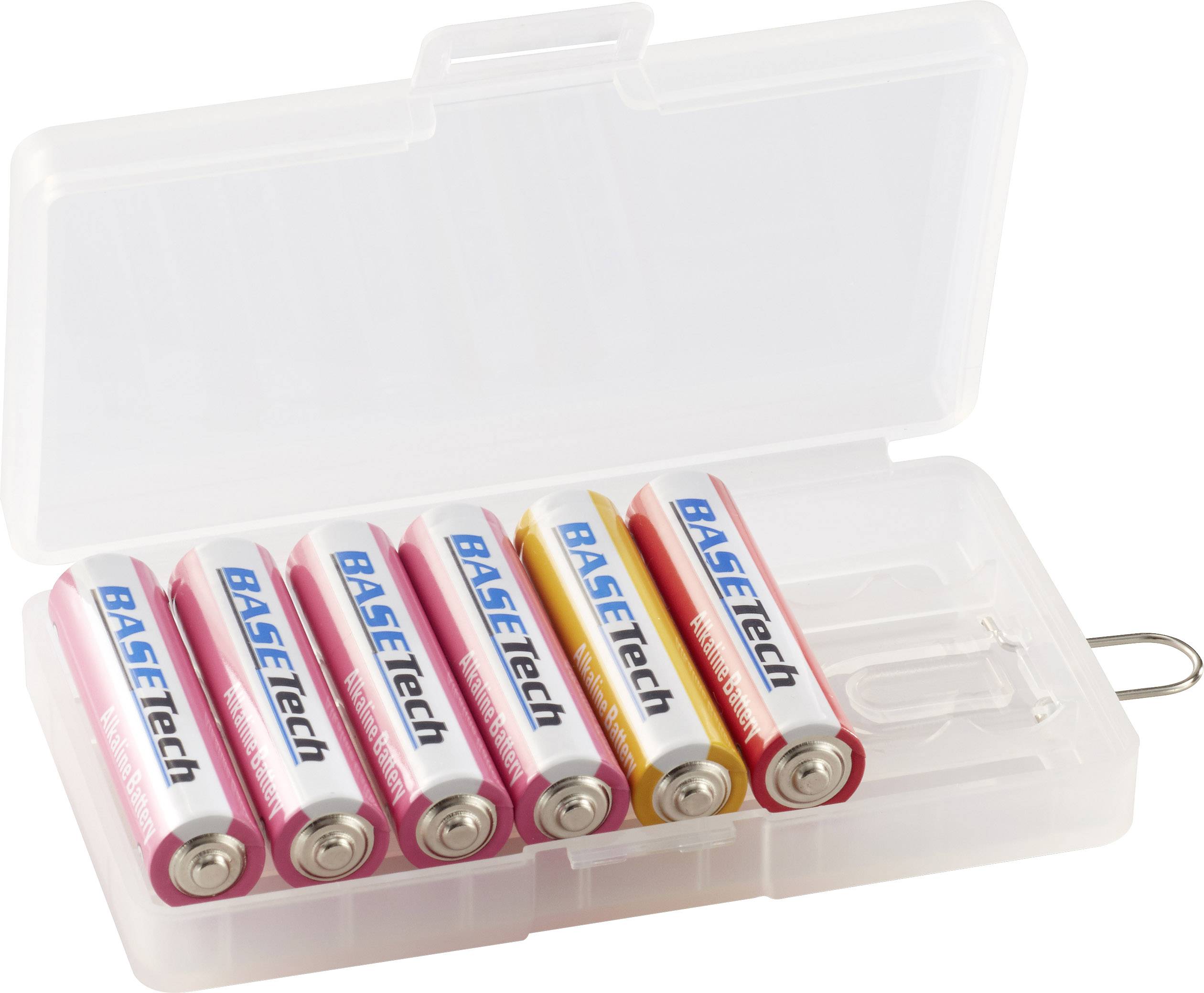 Basetech BT-Box-004 Batteriebox 8x Micro (AAA), 10440 (L x B x H) 91.2 x 52.8 x 15.9mm