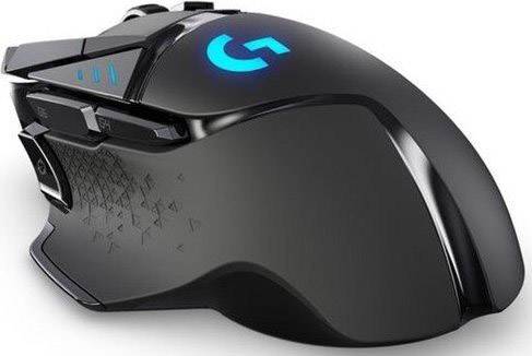 Logitech G502 Lightspeed Gaming-Maus Funk Optisch Schwarz 11 Tasten 16000 dpi Beleuchtet, Gewichts-Tuning, Integrierter Profilspeicher