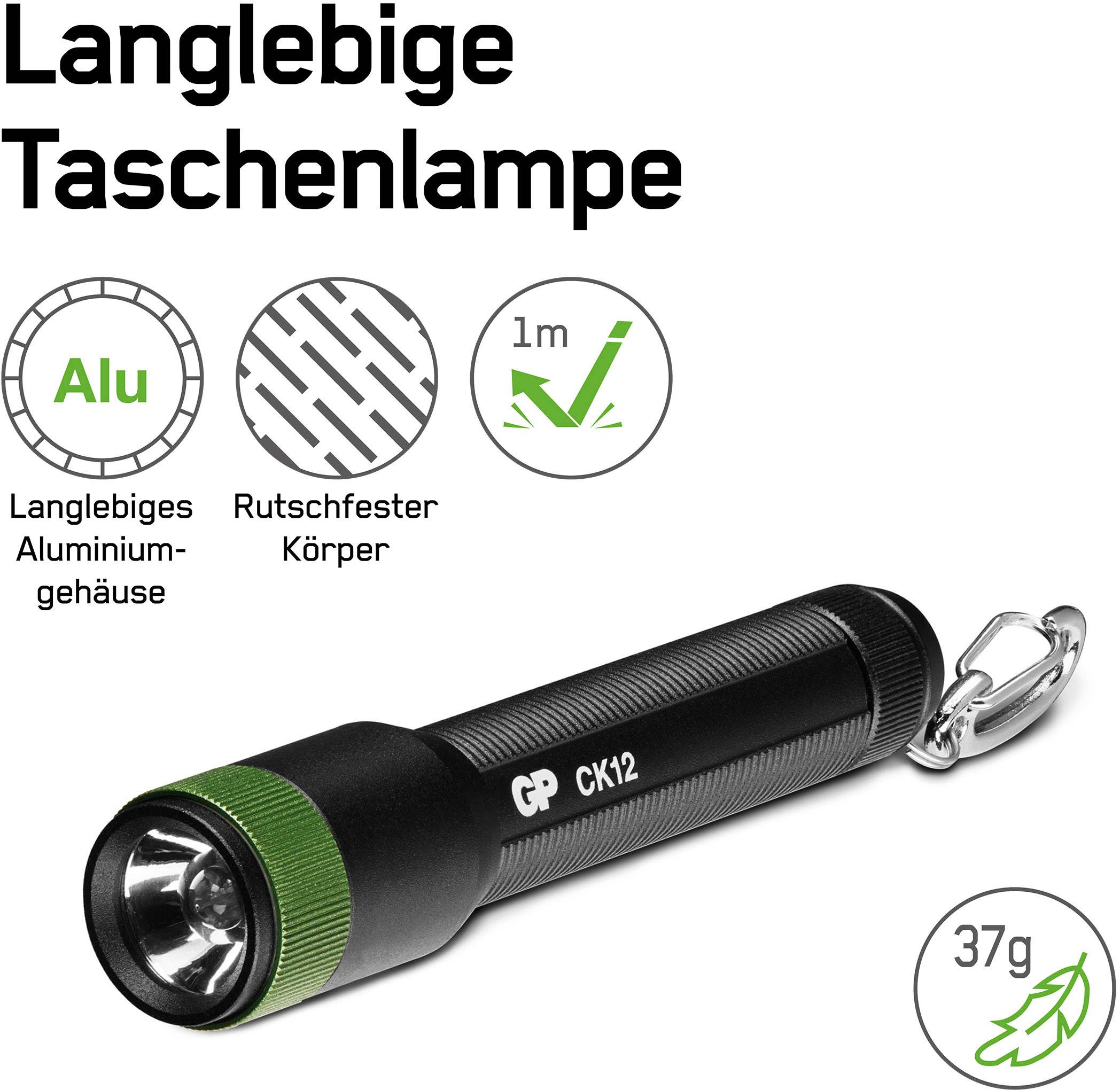 GP Discovery CK12 LED Schlüsselleuchte batteriebetrieben 20lm 3h 37g
