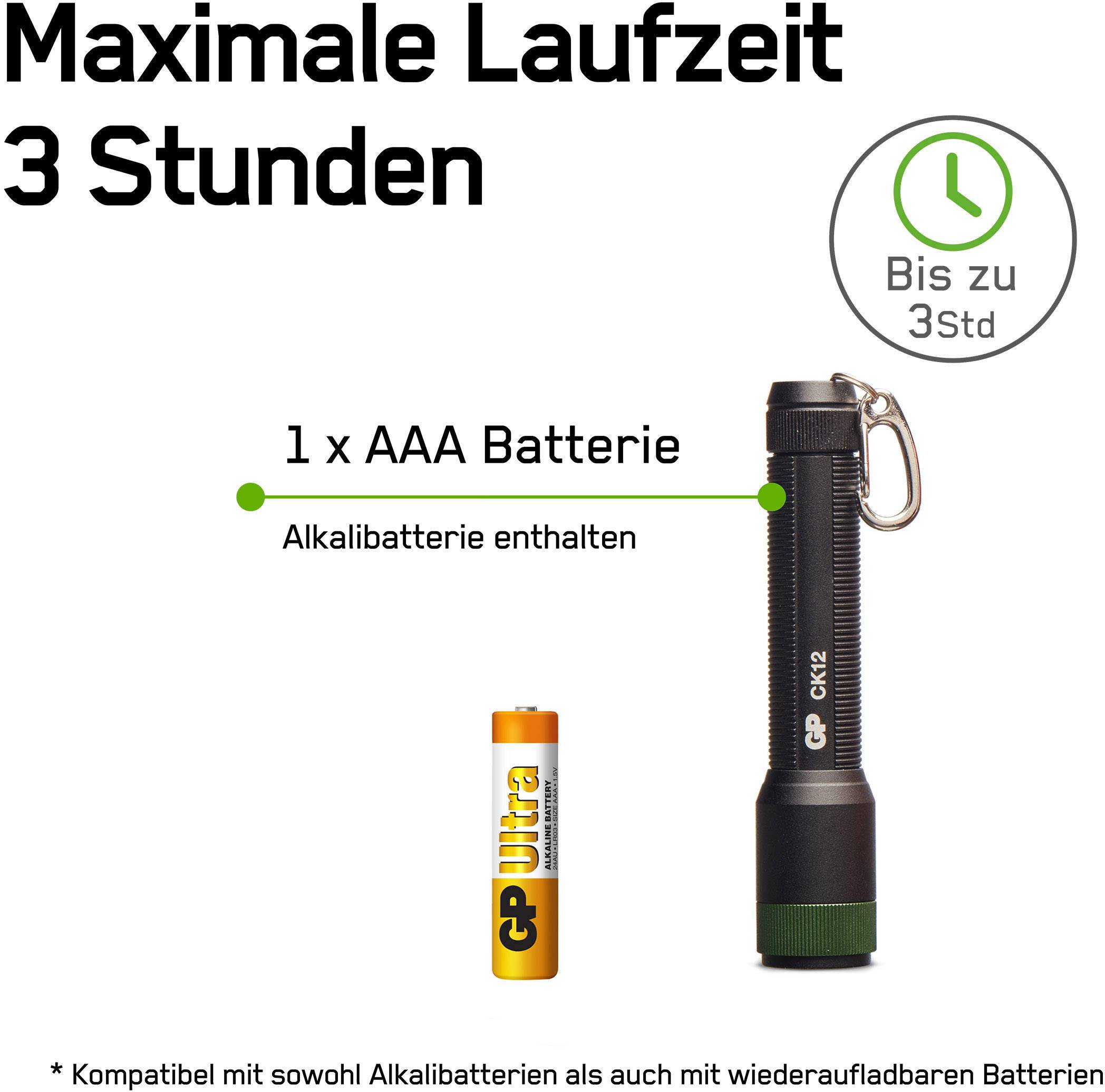 GP Discovery CK12 LED Schlüsselleuchte batteriebetrieben 20lm 3h 37g