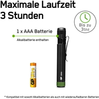 GP Discovery GPDISFLCP21BL812 GPDISFLCP21BL812 Penlight batteriebetrieben LED 115 mm Schwarz GP Discovery GPDISFLCP21BL812 GPDISFLCP21BL812 Penlight batteriebetrieben LED 115 mm Schwarz