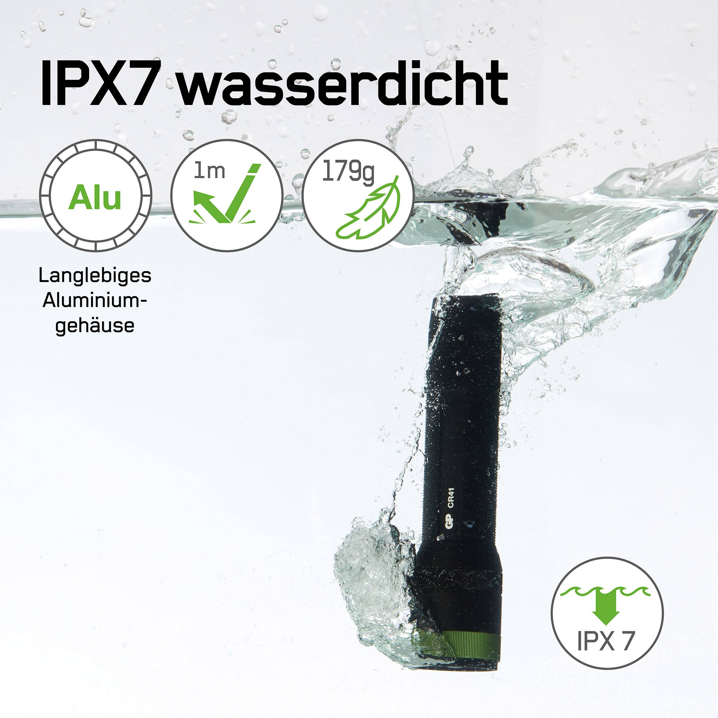 GP Discovery GPDISFLCR41BL935 GPDISFLCR41BL935 LED Taschenlampe akkubetrieben 650 lm 40 h 179 g