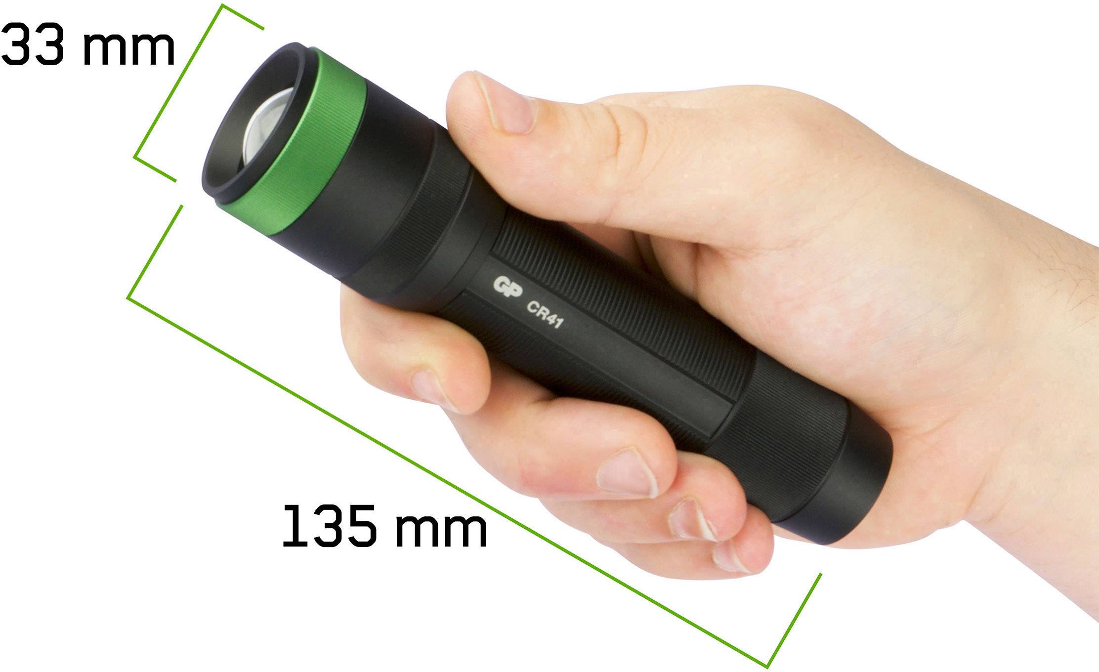 GP Discovery GPDISFLCR41BL935 LED Taschenlampe akkubetrieben 650lm 40h 179g